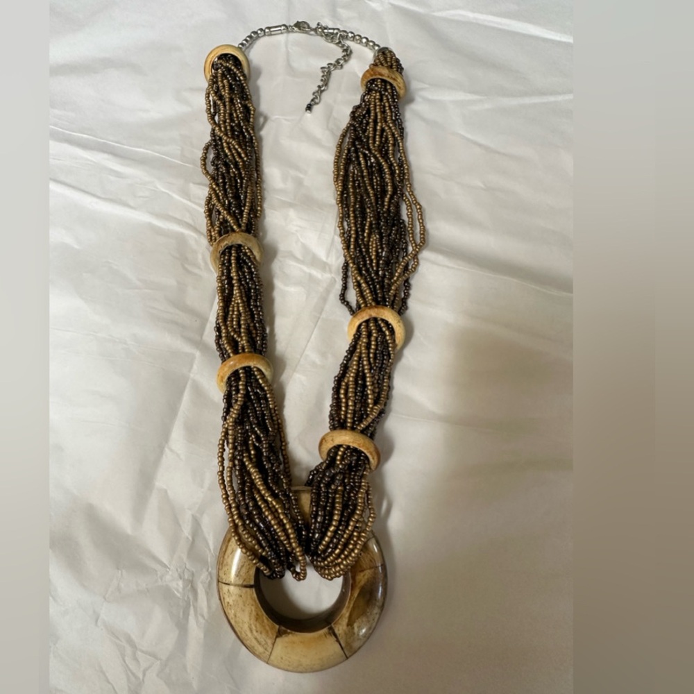 VTG Chico Multi-Strand Beaded Necklace